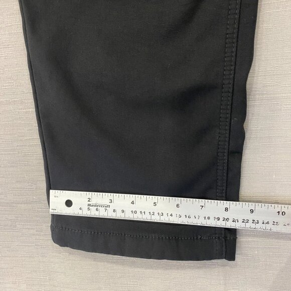 CAT Caterpillar Work Pants Mens 34 x 30 Black Canvas Fleece Lined DIRTY CUFF - Picture 9 of 12